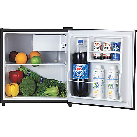 Lorell 1.6 Cu ft Compact Refrigerator Black